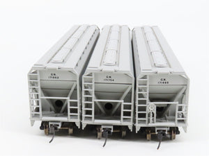 HO Scale Accurail/Digital Fox GN Great Northern 3-Bay Hopper 6-Pack - Upgraded