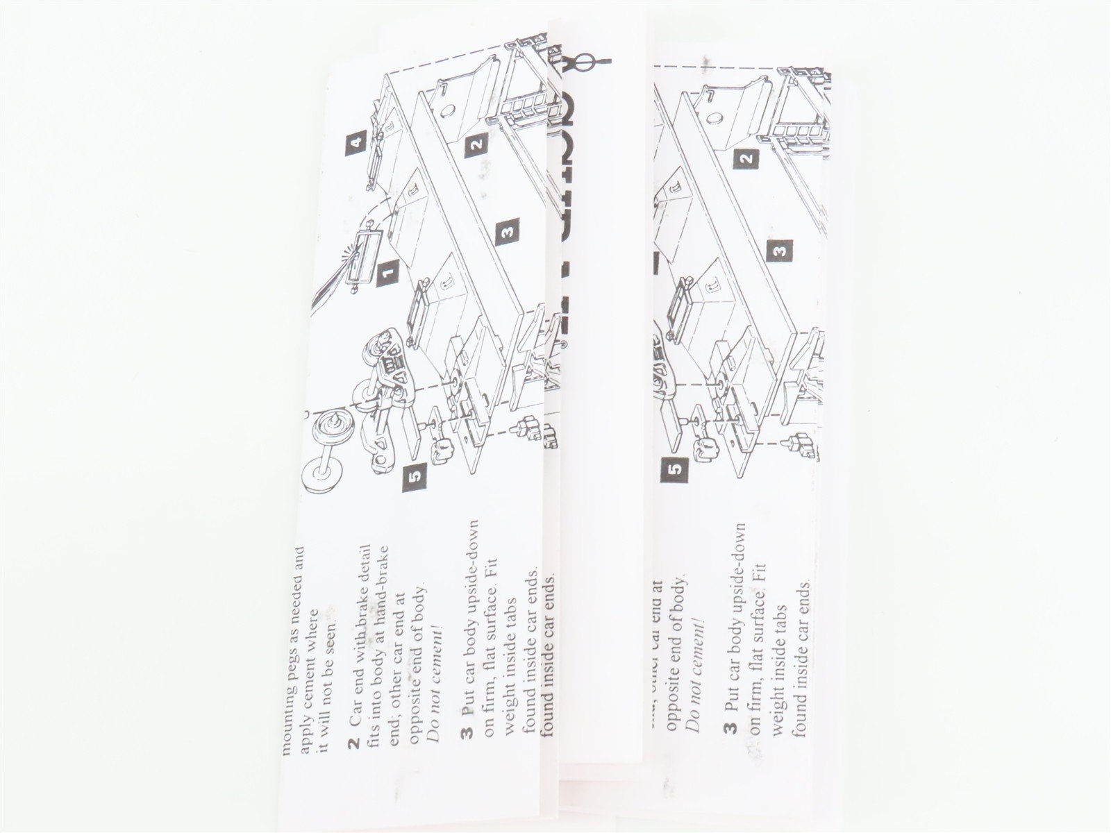 HO Scale Accurail/Digital Fox GN Great Northern 3-Bay Hopper 6-Pack - Upgraded
