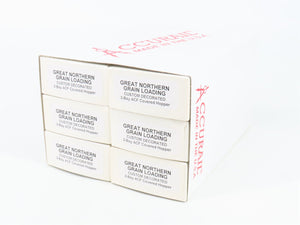 HO Scale Accurail/Digital Fox GN Great Northern 3-Bay Hopper 6-Pack - Upgraded