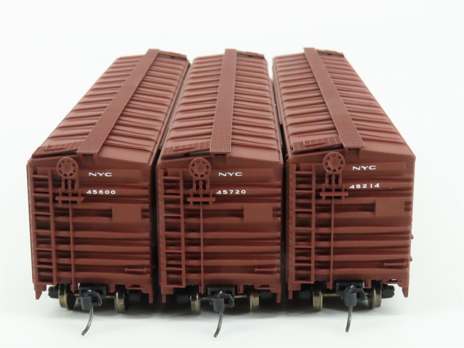 HO Scale Accurail 3347 NYC New York Central Early Bird 50' Boxcar 3-Pk. Upgraded