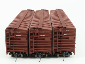 HO Scale Accurail 3347 NYC New York Central Early Bird 50' Boxcar 3-Pk. Upgraded