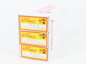 HO Scale Accurail 3347 NYC New York Central Early Bird 50' Boxcar 3-Pk. Upgraded