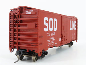HO Scale Accurail 3218 SOO Line 40' Steel Single Door Box Car #45938 - Upgraded