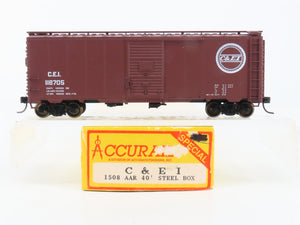 HO Accurail 1508 C&EI Chicago & Eastern Illinois 40' Box Car #118705 - Upgraded