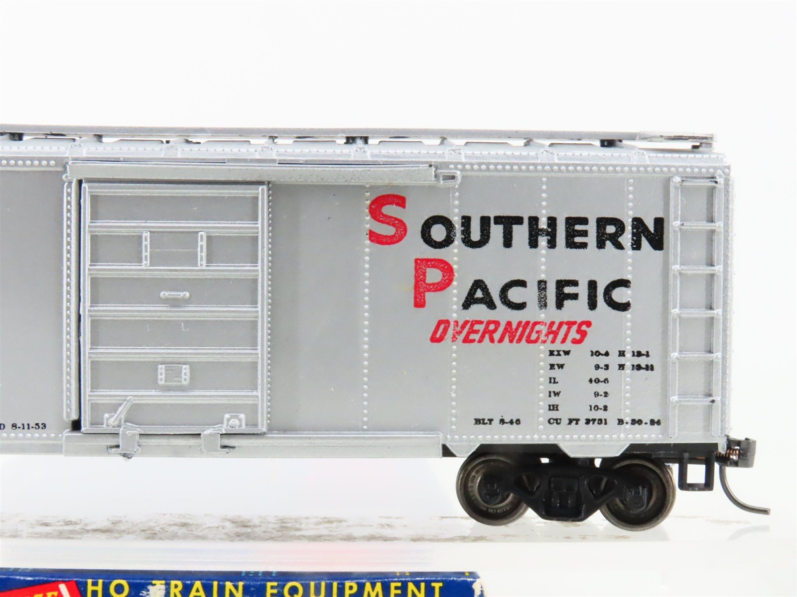 HO Roundhouse 1071 SP Southern Pacific Overnights 40' Box Car #163114 - Upgraded