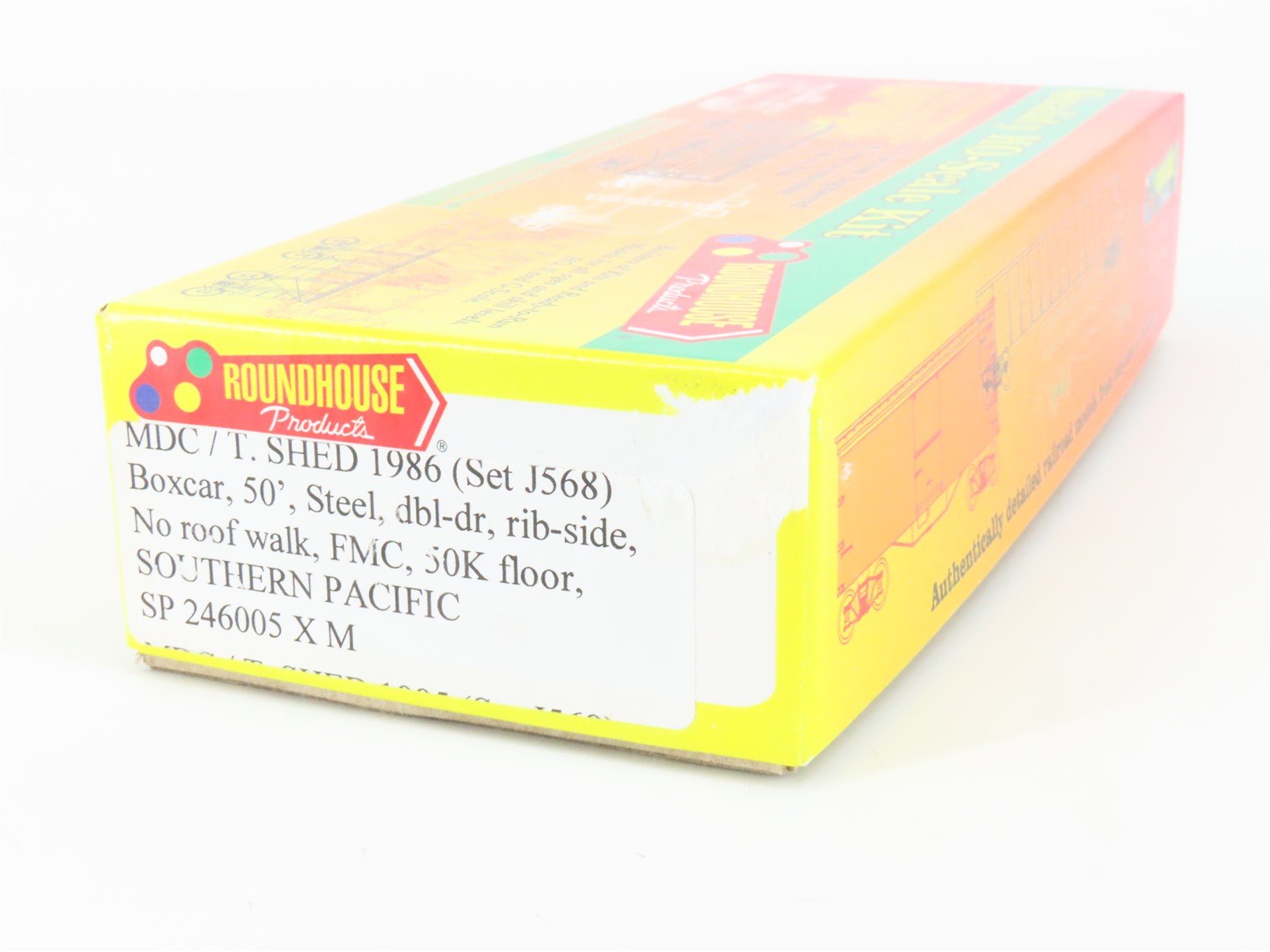 HO Scale Roundhouse 1986 SP Southern Pacific 50' Box Car #246005 - Upgraded
