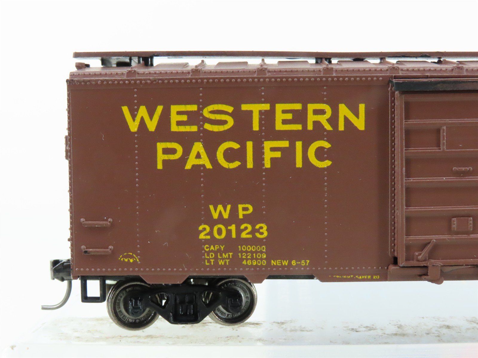 HO Scale Roundhouse/Bev-Bel 4954 WP The Western Way 40' Box Car #20123 Upgraded