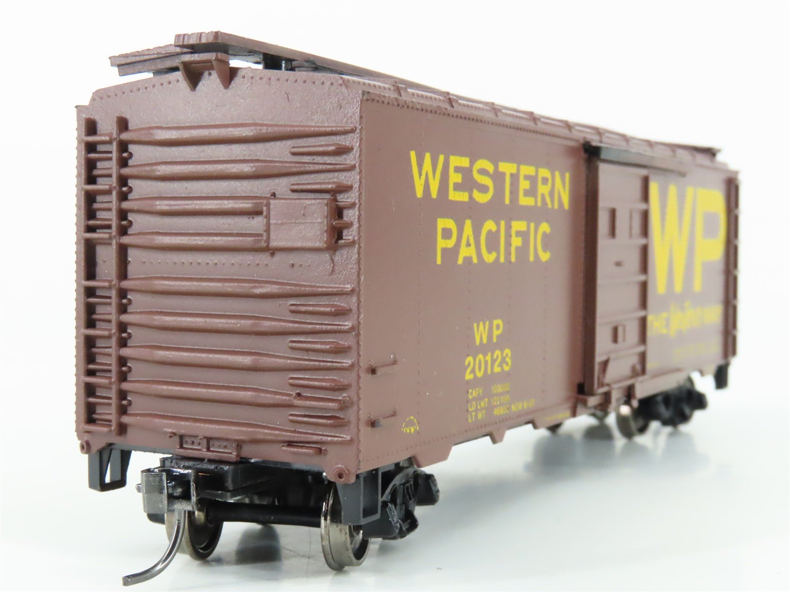 HO Scale Roundhouse/Bev-Bel 4954 WP The Western Way 40' Box Car #20123 Upgraded