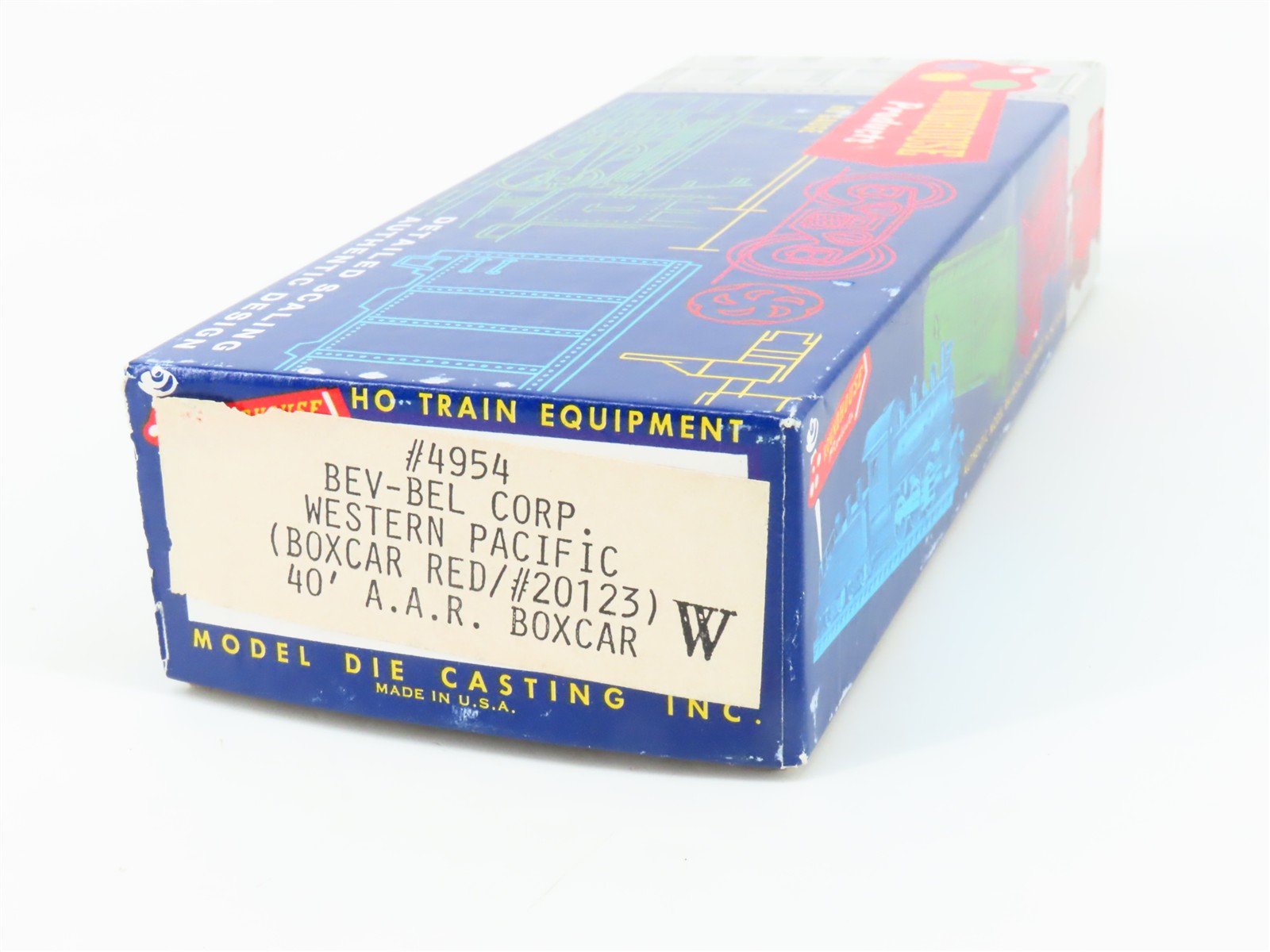 HO Scale Roundhouse/Bev-Bel 4954 WP The Western Way 40' Box Car #20123 Upgraded