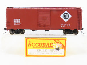 HO Scale Accurail 1519 Erie Railroad 40' AAR Steel Box Car #90199 - Upgraded