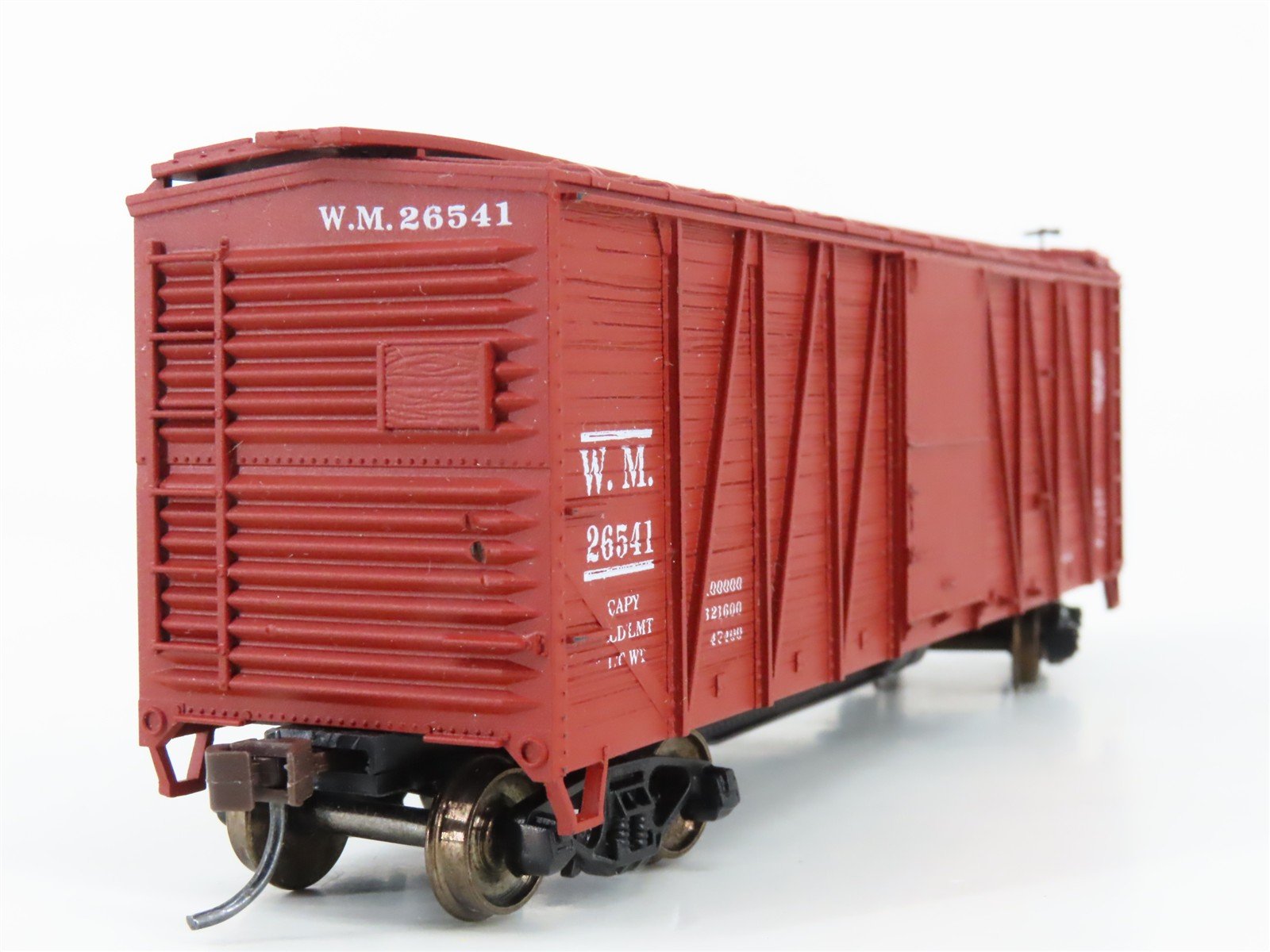 HO Accurail 4213 WM Western Maryland Fast Freight 40' Box Car #26541 - Upgraded