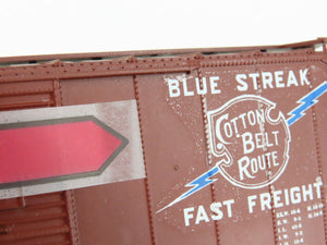 HO Accurail SSW Cotton Belt Blue Streak 40' Box Car #35674 - Custom & Upgraded
