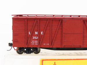 HO Scale Accurail 4219 LNE Lehigh & New England 40' Box Car #352 - Upgraded