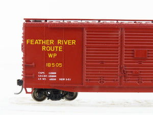 HO Accurail WP Western Pacific Feather River Route 40' Box Car #18505 - Custom