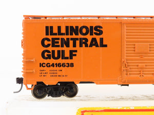 HO Scale Accurail 1504 ICG Illinois Central Gulf 40' Box Car #416638 - Upgraded