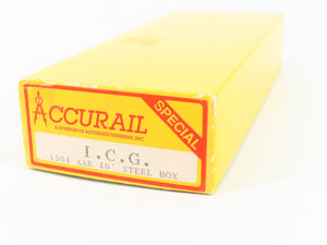 HO Scale Accurail 1504 ICG Illinois Central Gulf 40' Box Car #416638 - Upgraded