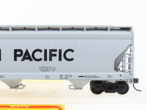 HO Scale Accurail 2005 UP Union Pacific 3-Bay Covered Hopper #14025 - Upgraded