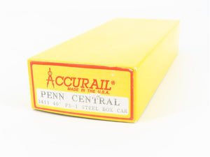 HO Scale Accurail 3411 PC Penn Central 40' Steel Box Car #112178 - Upgraded