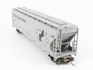 HO Scale Accurail NER New England Rail 3-Bay Covered Hopper #55550 - Upgraded
