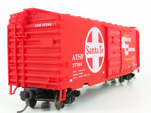 HO Scale Accurail 3401.1 ATSF Santa Fe 40' Steel Box Car #17784 - Upgraded