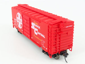 HO Scale Accurail 3401.1 ATSF Santa Fe 40' Steel Box Car #17784 - Upgraded