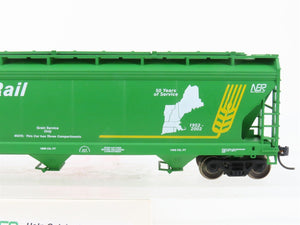 HO Scale Accurail NER New England Rail 50' 3-Bay Covered Hopper #65550 Upgraded