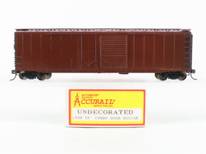 HO Scale Accurail 5300 Undecorated 50' Combination Door Box Car - Upgraded