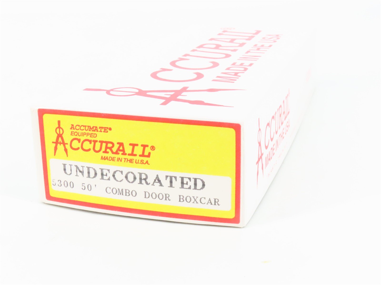 HO Scale Accurail 5300 Undecorated 50' Combination Door Box Car - Upgraded