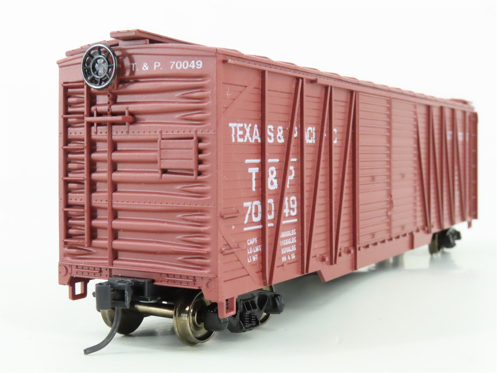 HO Scale Roundhouse 2131 T&P Texas & Pacific 50' Auto Box Car #70049 - Upgraded