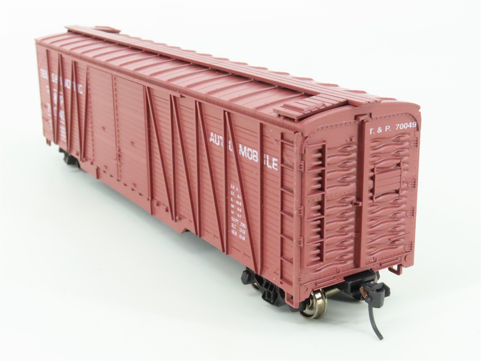 HO Scale Roundhouse 2131 T&P Texas & Pacific 50' Auto Box Car #70049 - Upgraded