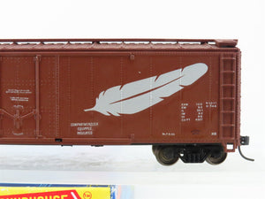 HO Scale Roundhouse 1250 WP Western Pacific Feather 50' Box Car #59901 - Custom