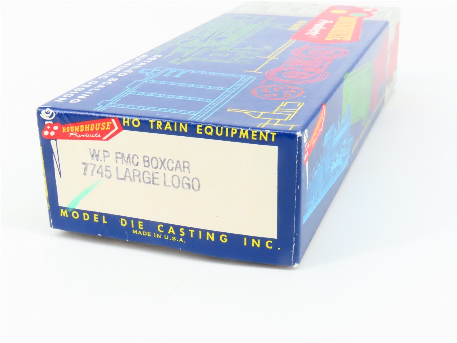 HO Scale Roundhouse 7745 WP Western Pacific 50' Box Car #38225 - Upgraded