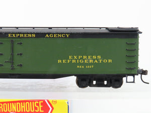 HO Scale Roundhouse 3600 REX Railway Express Agency 50' Reefer #1227 - Custom