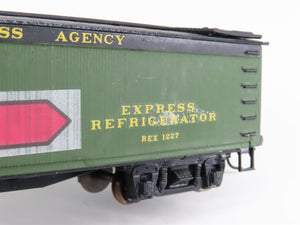 HO Scale Roundhouse 3600 REX Railway Express Agency 50' Reefer #1227 - Custom
