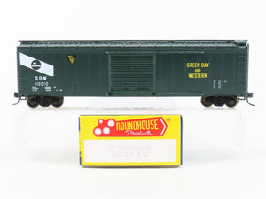 HO Scale Roundhouse 1191 GBW Green bay & Western 50' Box Car #112010 - Upgraded