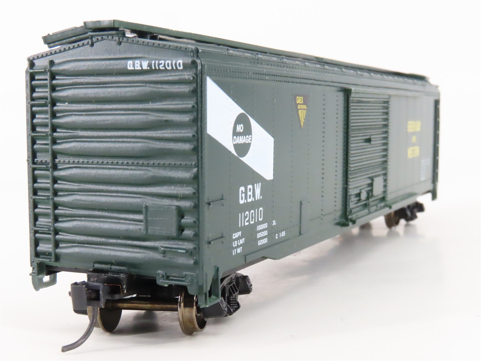 HO Scale Roundhouse 1191 GBW Green bay & Western 50' Box Car #112010 - Upgraded