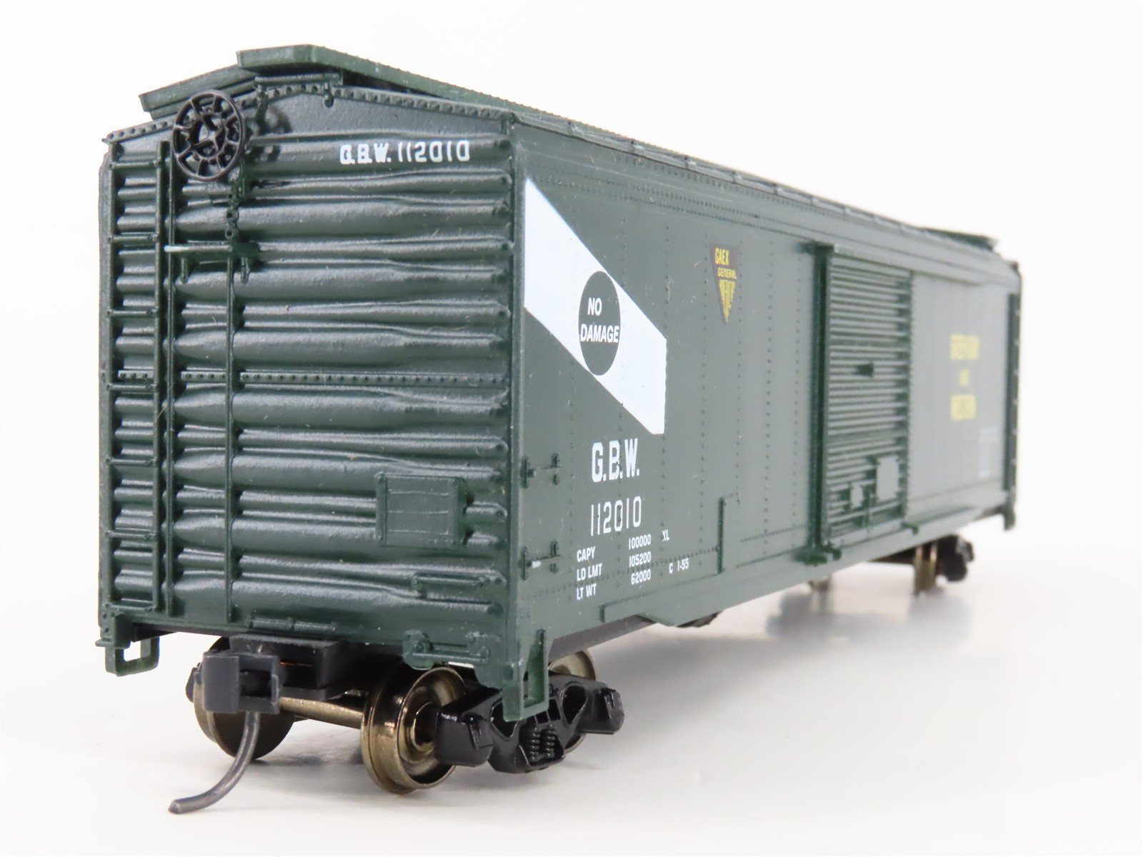 HO Scale Roundhouse 1191 GBW Green bay & Western 50' Box Car #112010 - Upgraded