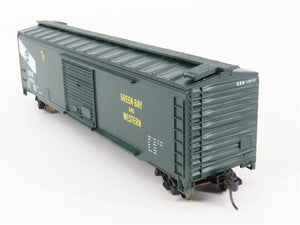 HO Scale Roundhouse 1191 GBW Green bay & Western 50' Box Car #112010 - Upgraded