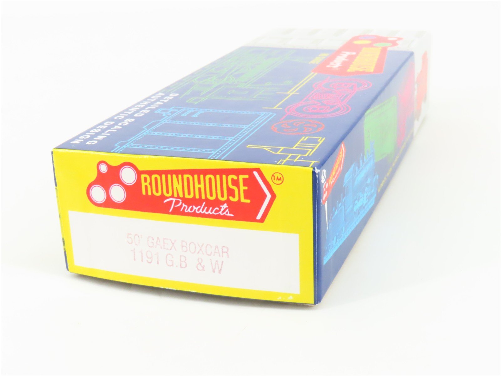 HO Scale Roundhouse 1191 GBW Green bay & Western 50' Box Car #112010 - Upgraded