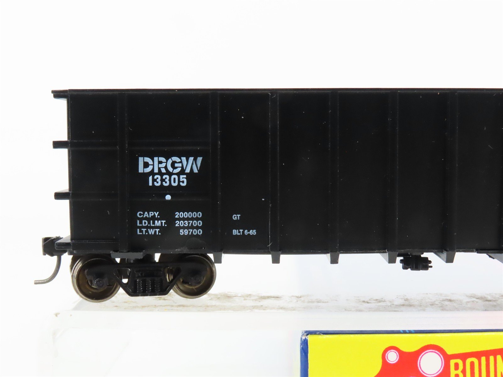 HO Scale Roundhouse 7843 D&RGW Rio Grande High Side Gondola #13305 - Upgraded