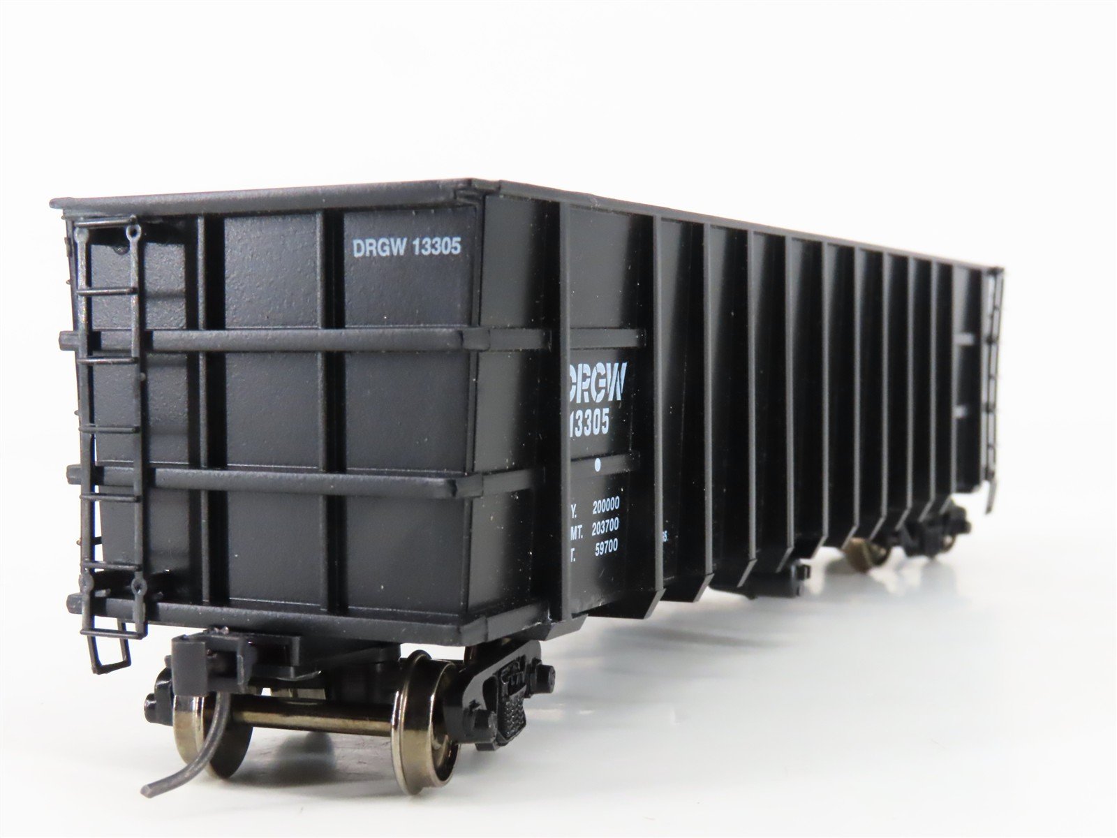 HO Scale Roundhouse 7843 D&RGW Rio Grande High Side Gondola #13305 - Upgraded