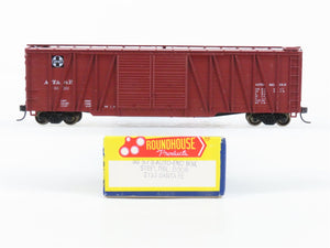 HO Scale Roundhouse 2133 ATSF Santa Fe 50' Automobile Box Car #66201 - Upgraded