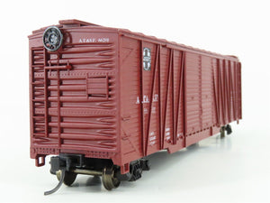 HO Scale Roundhouse 2133 ATSF Santa Fe 50' Automobile Box Car #66201 - Upgraded