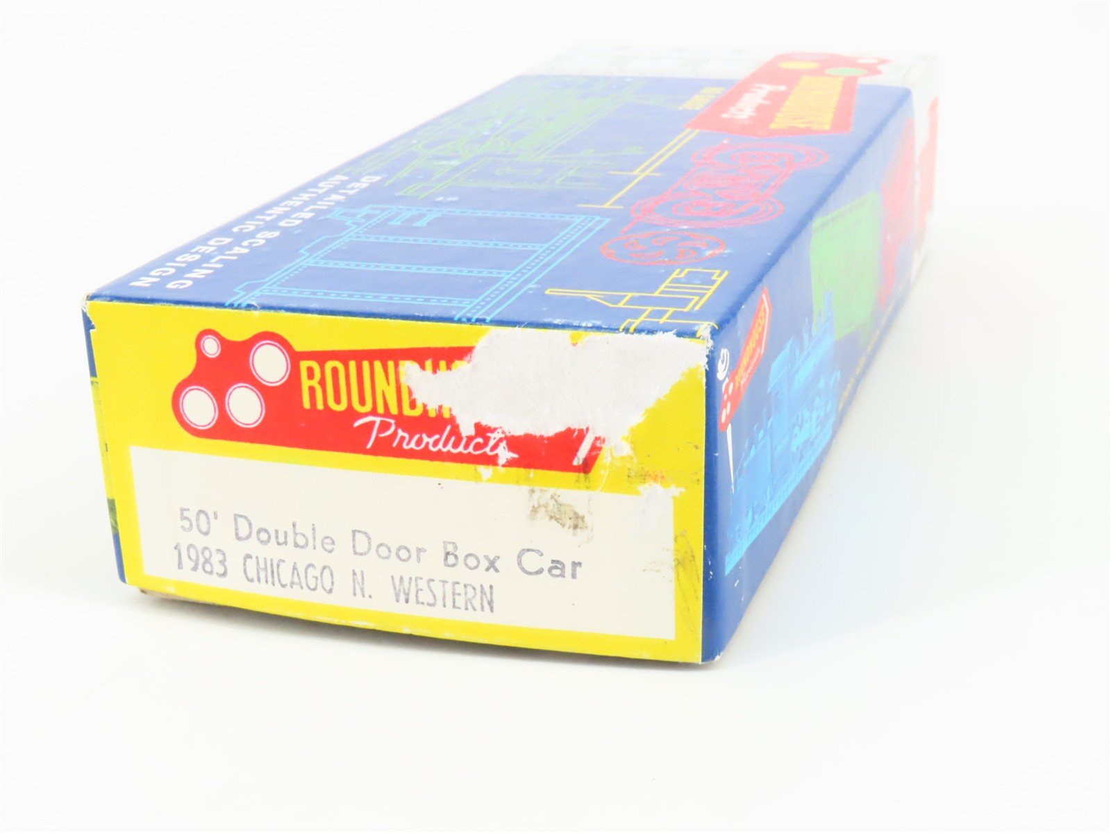 HO Scale Roundhouse 1983 CNW Chicago North Western 50' Box Car #61624 - Upgraded