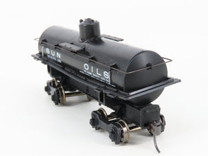 HO Scale Roundhouse 03364 DR&URR Sun Oils Single Dome Tank Car #1100 - Upgraded