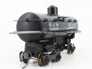 HO Scale Roundhouse 03364 DR&URR Sun Oils Single Dome Tank Car #1100 - Upgraded