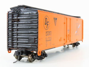 HO Scale Roundhouse 1237 GARX Cotton Belt Blue Streak 50' Boxcar #51733 Upgraded