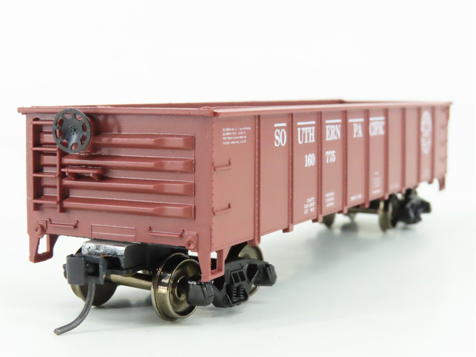 HO Scale Roundhouse 1343 SP Southern Pacific 40' Gondola #160775 - Upgraded
