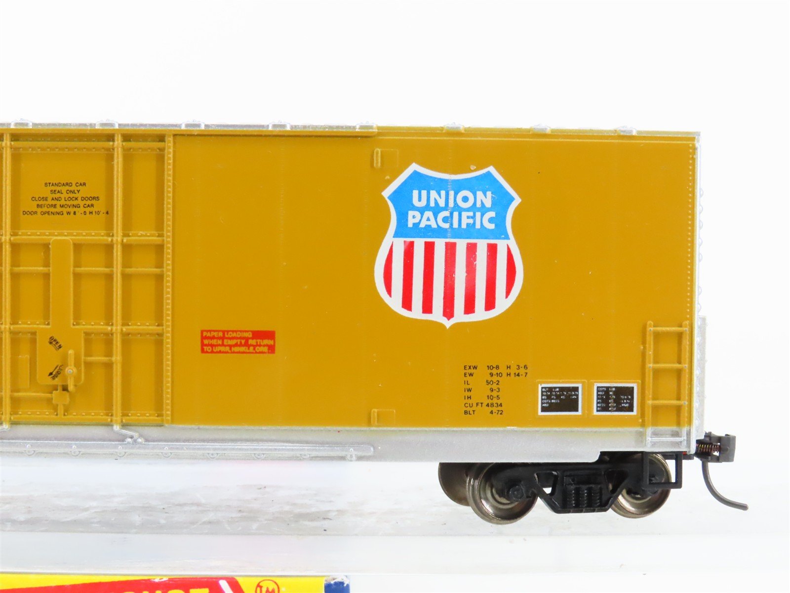 HO Scale Roundhouse 1731 UP Union Pacific 50' Box Car #355212 - Upgraded