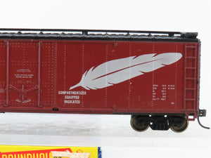 HO Scale Roundhouse 1271 WP Western Pacific Feather 50' Boxcar #55919 - Upgraded